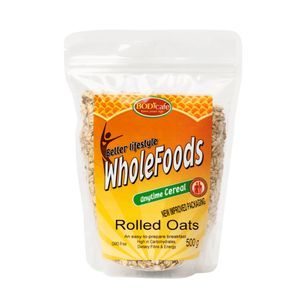 Rolled Oats 500g | Anytime Cereals | Bodicafe