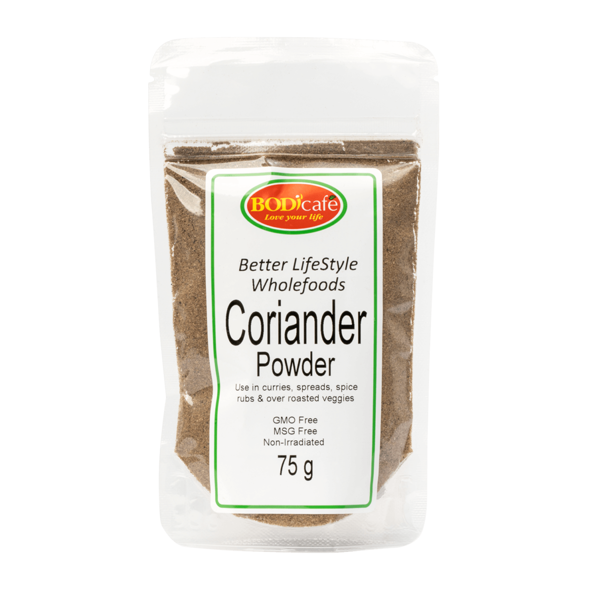 Coriander Powder 75g Bodicafe