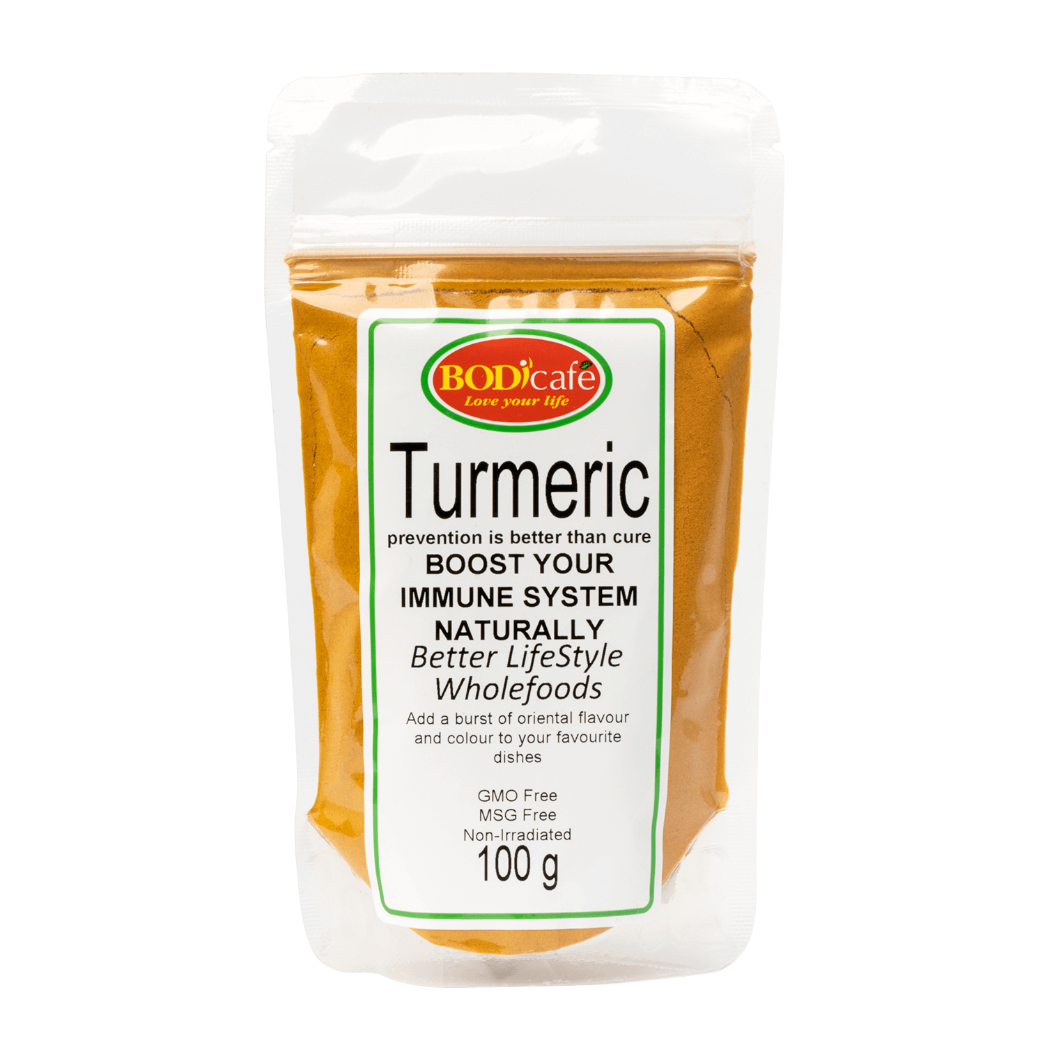 Turmeric Powder 100g | Seasonings | Wholefoods | Bodicafe