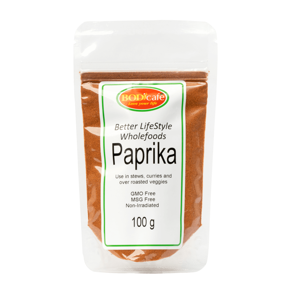 Paprika 100g Bodicafe