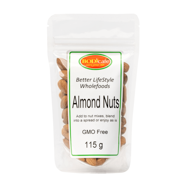 Almond Nuts 115g | Nuts and Seeds | BodiCafe
