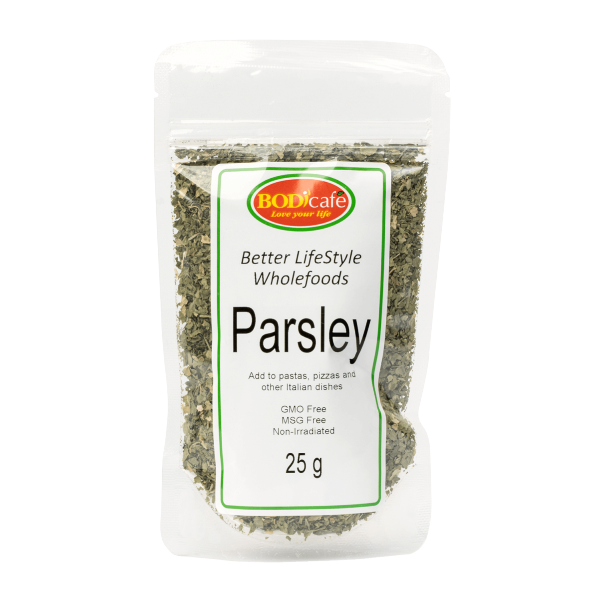 Parsley (Dried) 25g Bodicafe
