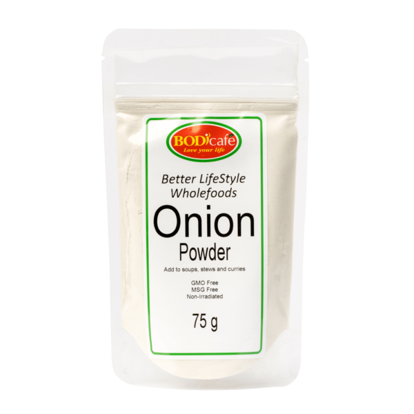 Onion Powder 75g | Seasonings | Wholefoods | Bodicafe