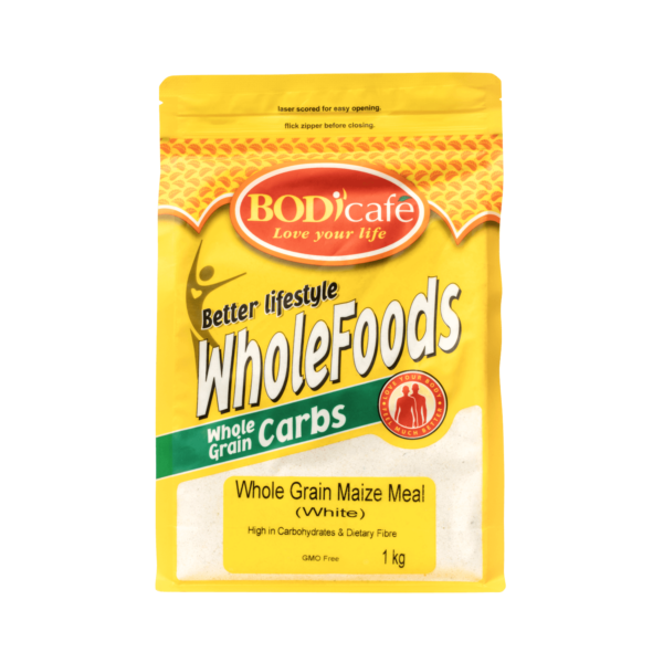 Whole Grain Maize Meal (White) | Wholegrains Carbs | BodiCafe