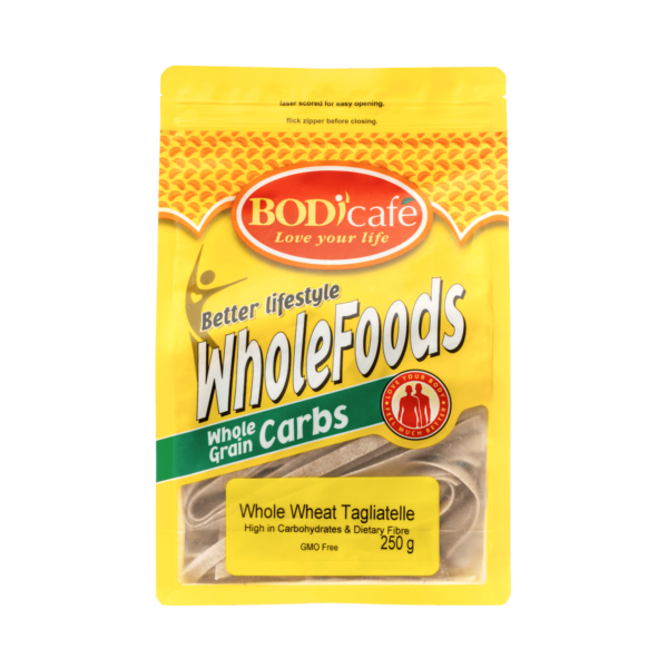Tagliatelle (Whole Wheat) 250g | Wholegrains Carbs | BodiCafe