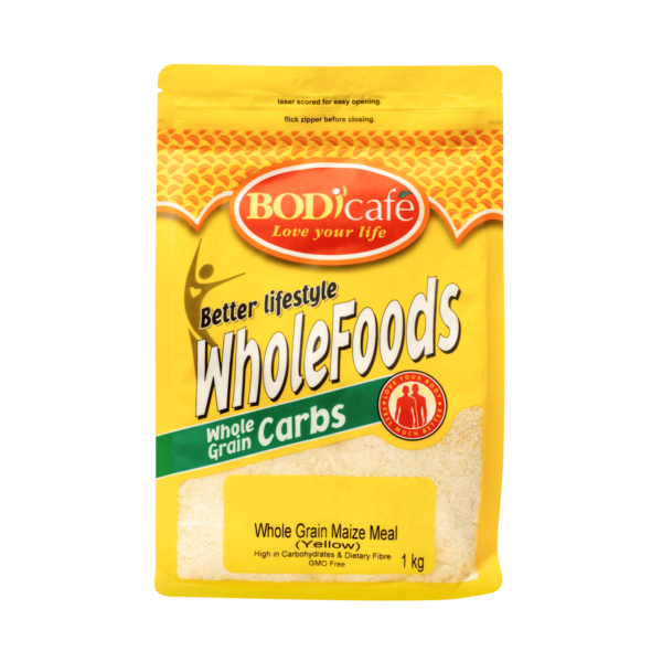 Whole Grain Maize Meal (Yellow) | Wholegrains Carbs | Bodicafe