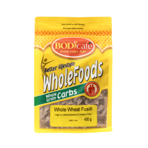 Fusilli (Whole Wheat) 400g | Wholegrains | Bodicafe