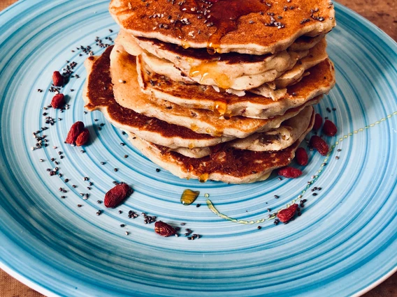 Egg-free, Rustic Pancakes Recipe | BodiCafe
